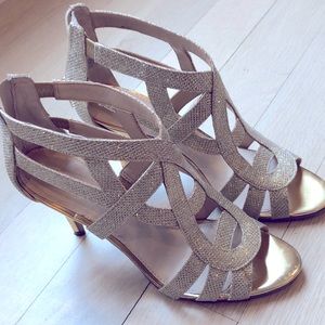 Gold Marc Fisher Strap Pumps Size 9